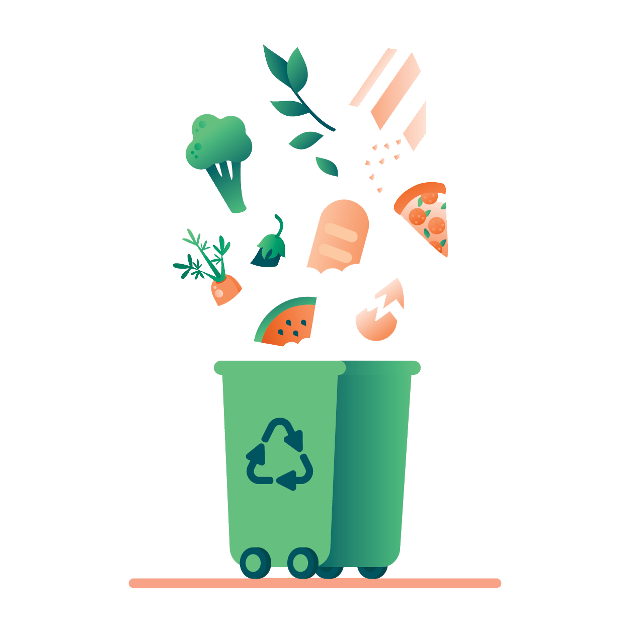poubelle recyclage